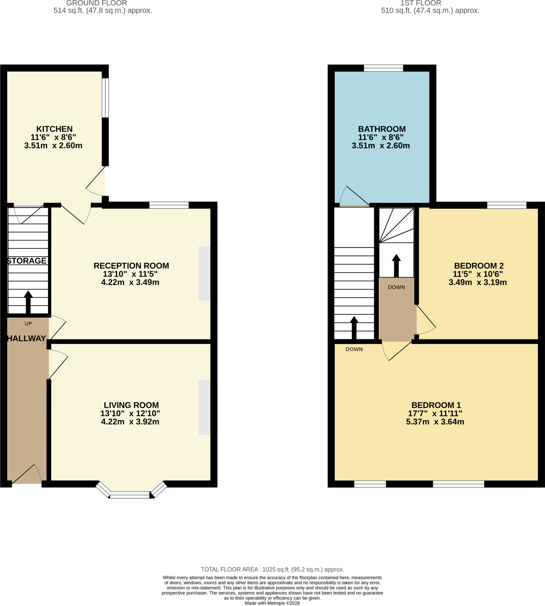 47, Church Lane, Marple floorplan