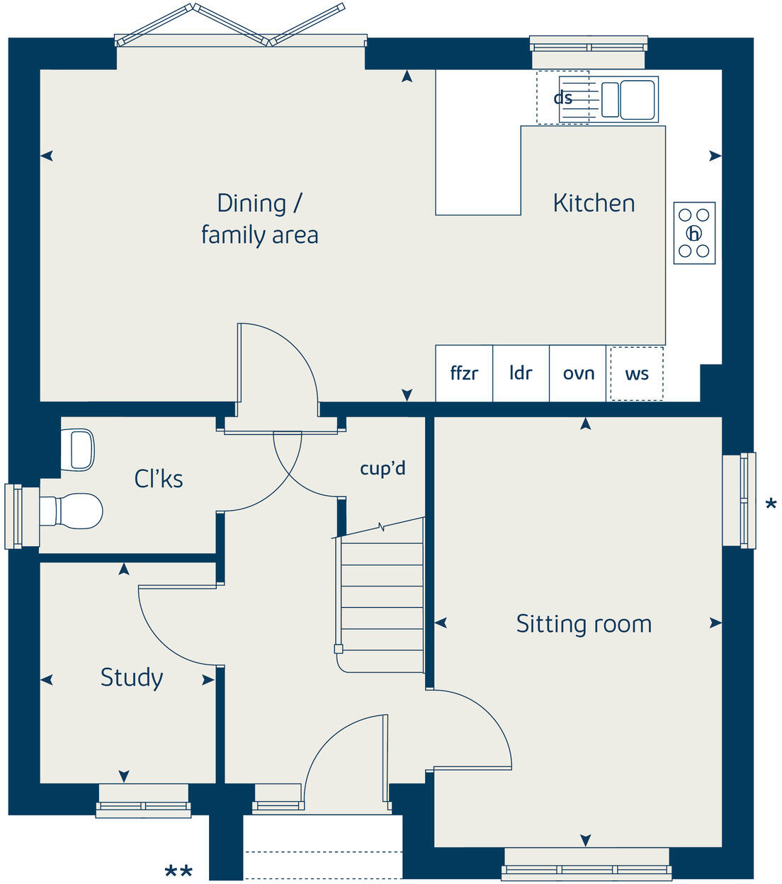 Hailsham, 
East Sussex, 
BN27 3PN floorplan