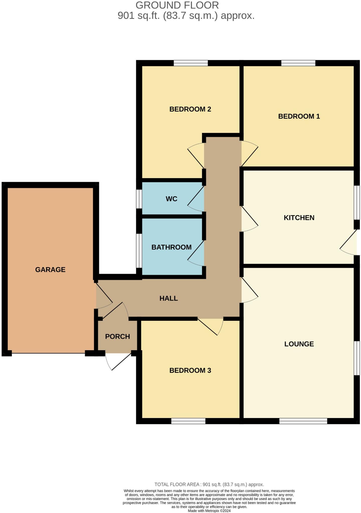 Toynton St Peter, Spilsby, PE23 floorplan