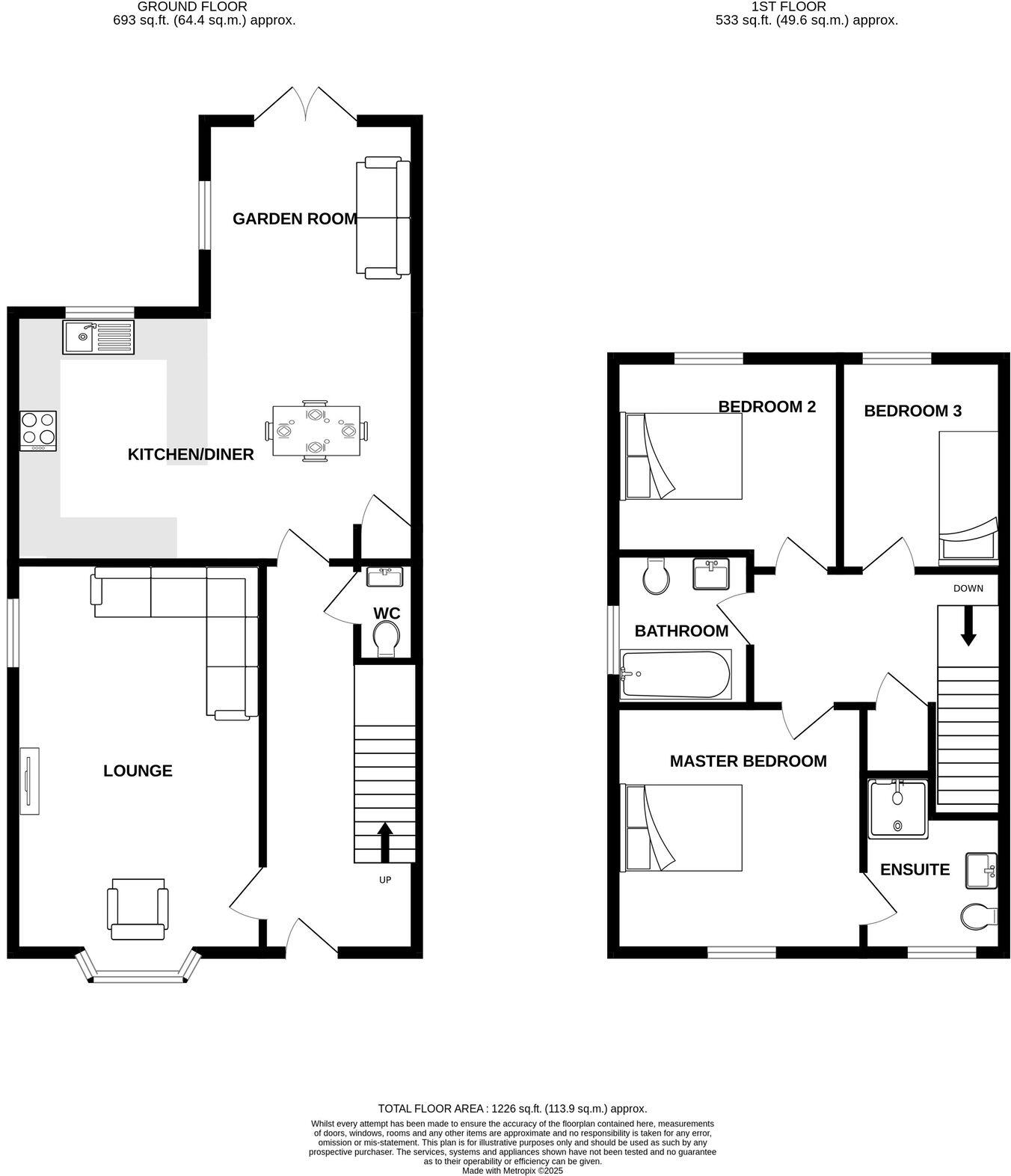 Plot 3, The Orchard, St Nicholas At Wade. Birchington Kent. CT7 0NY floorplan