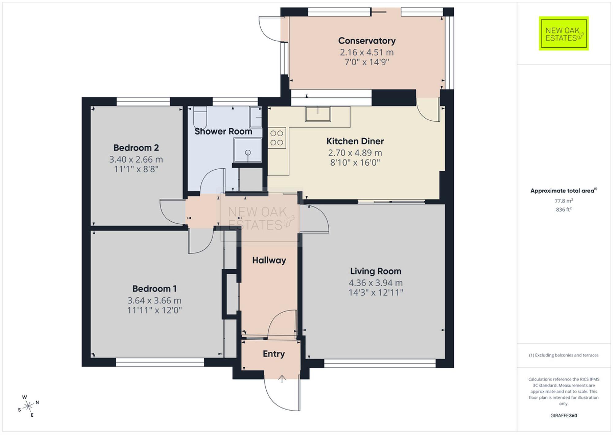 Linden Avenue, Clay Cross, S45 floorplan