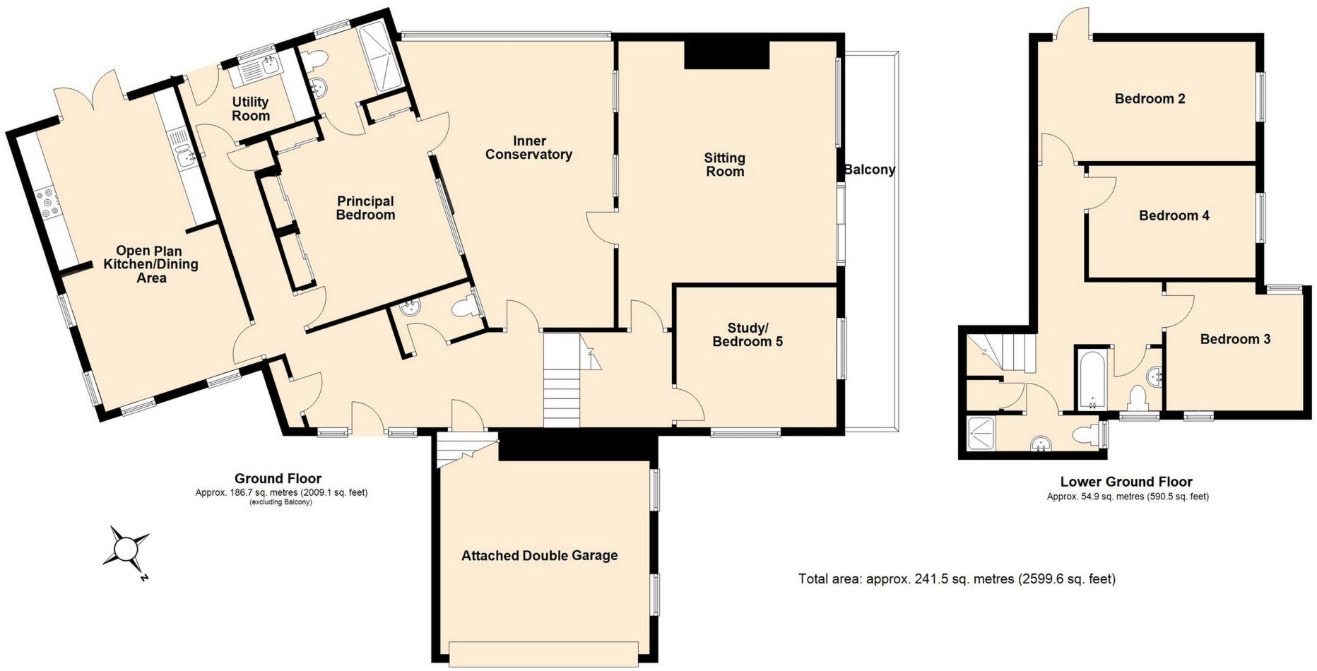 Highfield Road, Monmouth, NP25 floorplan