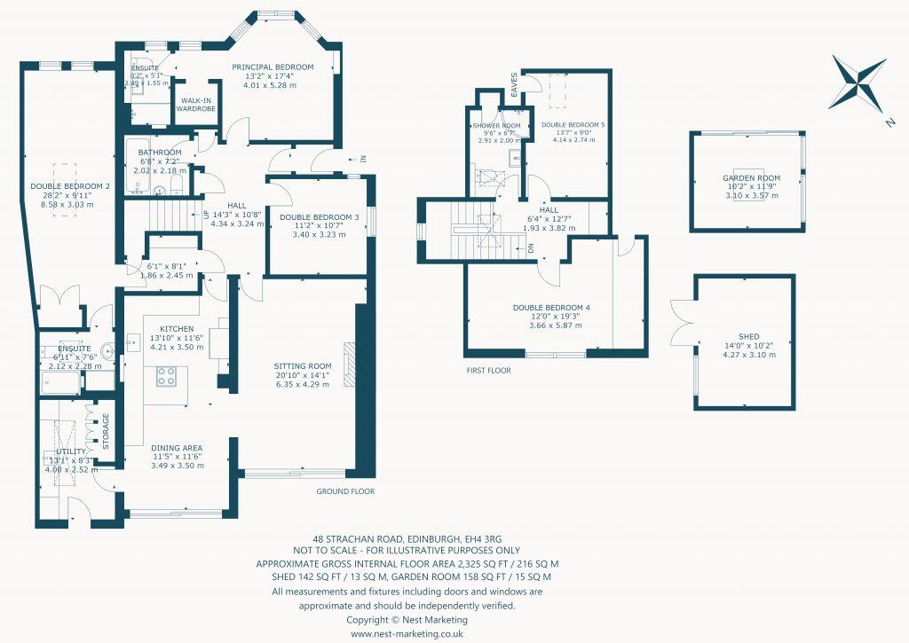 48 Strachan Road, Blackhall, Edinburgh, EH4 3RG floorplan