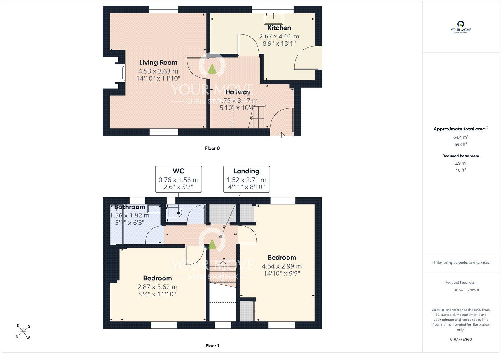 Kingsway, Sunniside, Newcastle upon Tyne, Tyne and Wear, NE16 floorplan
