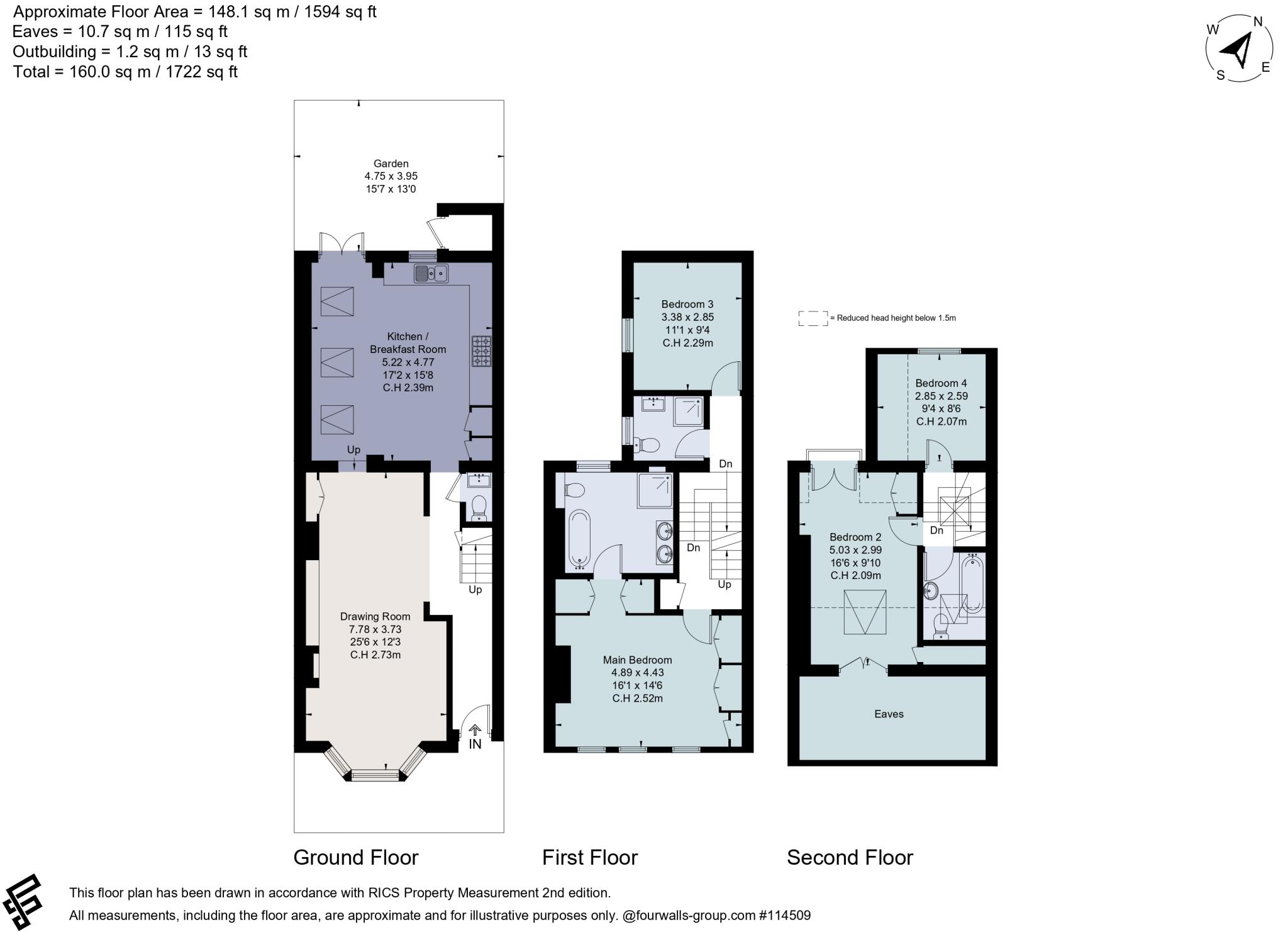 Rosaville Road, Fulham, London, SW6 floorplan
