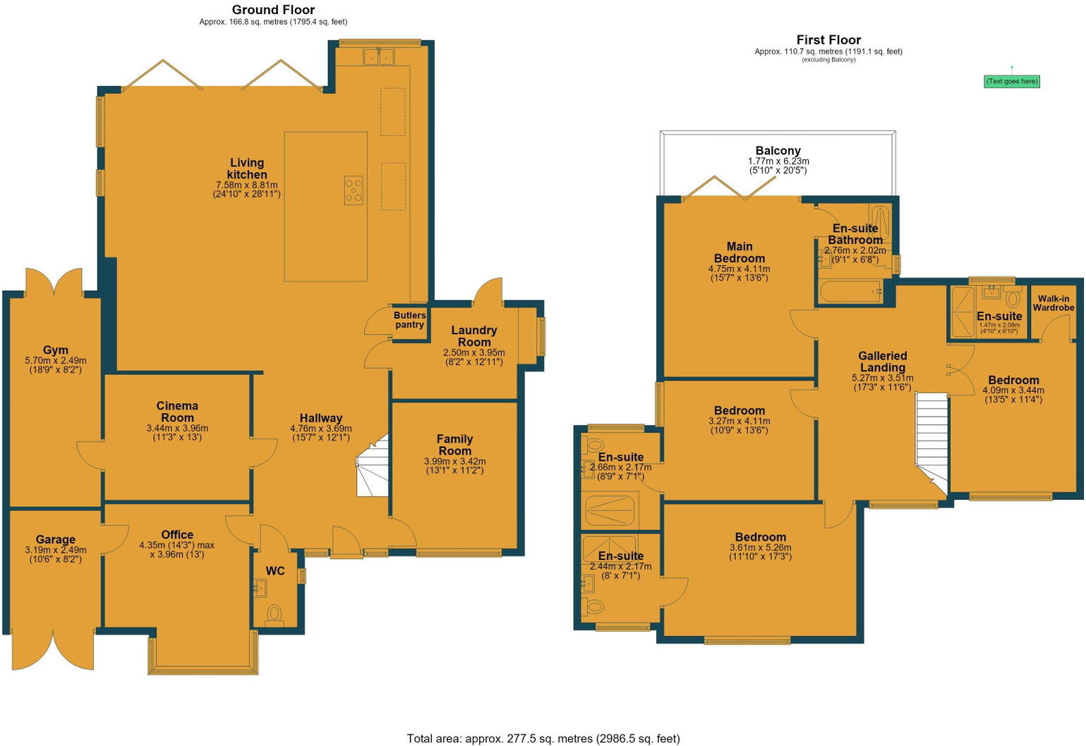 Kirk Lane, Ruddington, Nottingham, NG11 6NN floorplan