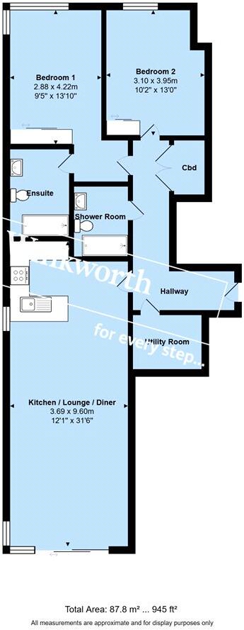 Wharncliffe Road, Highcliffe, Christchurch, Dorset, BH23 floorplan