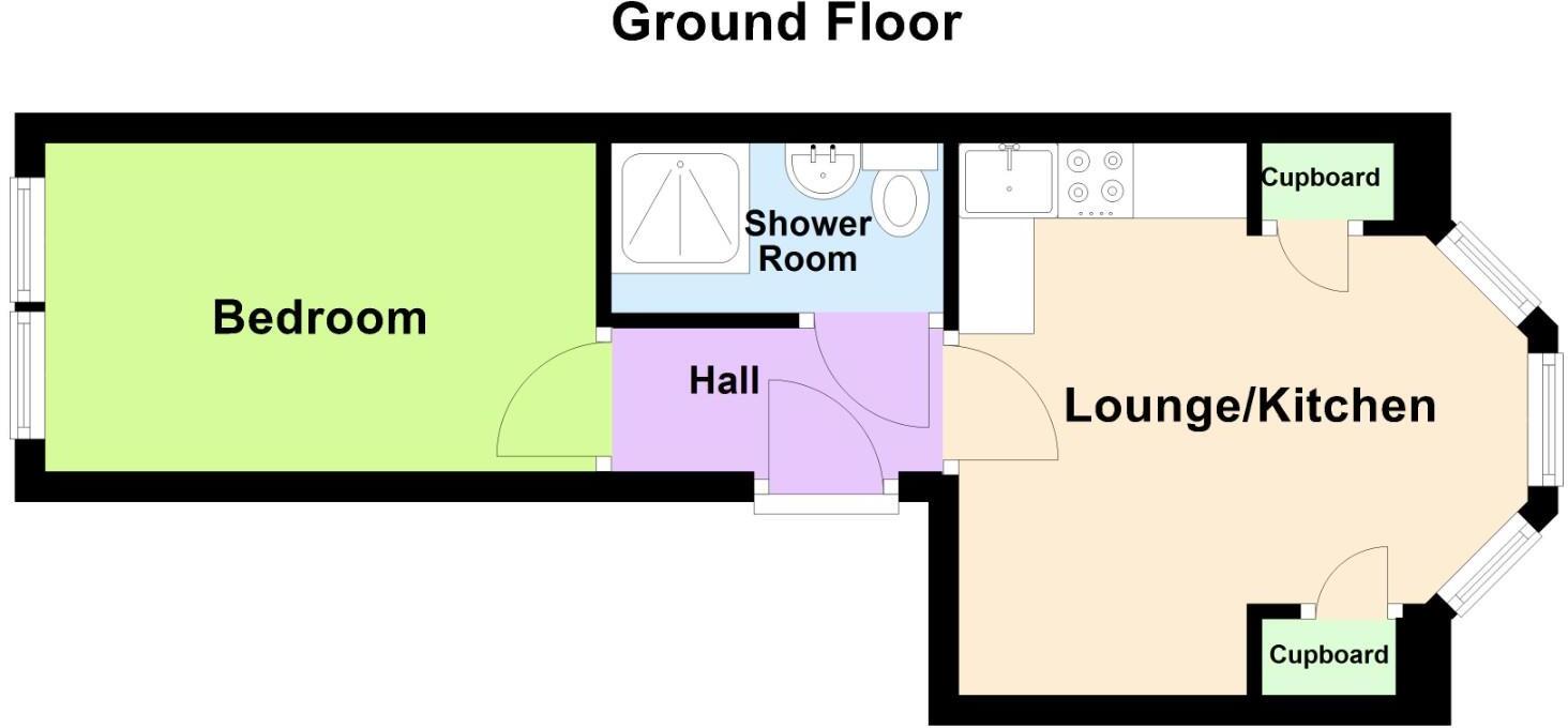 Top Floor Flat L, 16 Cardiff Street, Millport floorplan