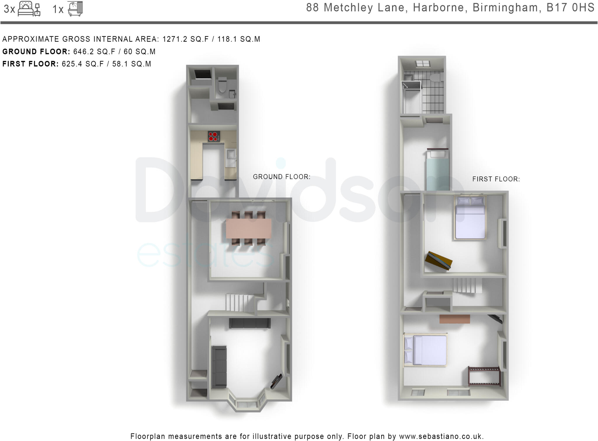 Metchley Lane, Harborne, Birmingham floorplan