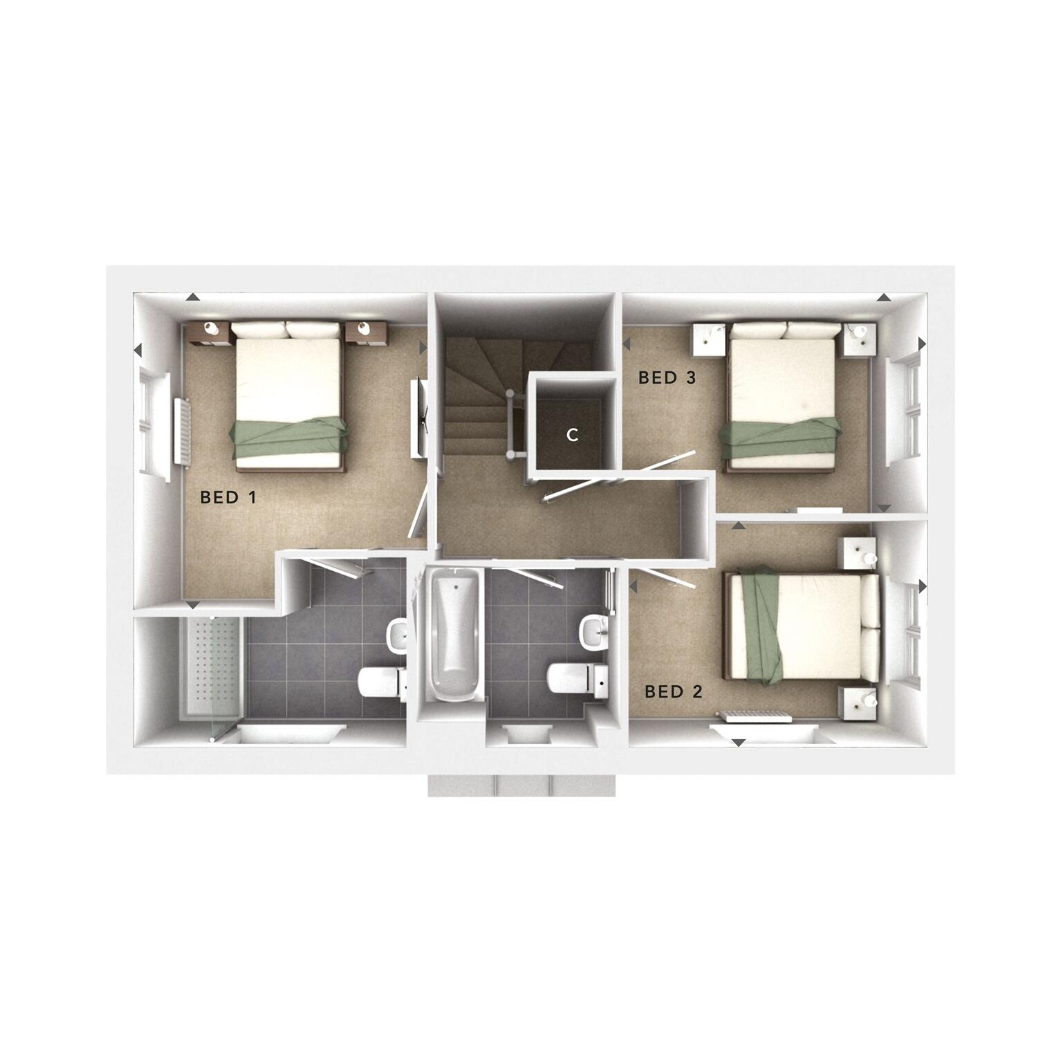Thame Meadows, Thame floorplan