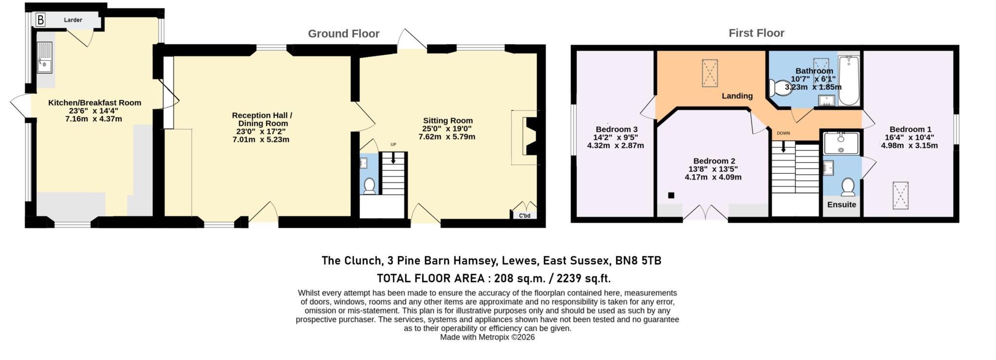 Old Church Lane, Hamsey floorplan
