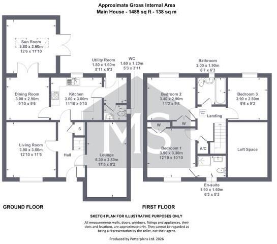 15, Copperfield Close, Malton floorplan