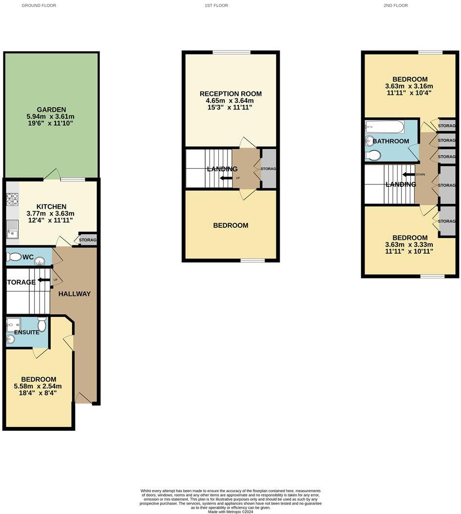 Erskine Crescent., London floorplan