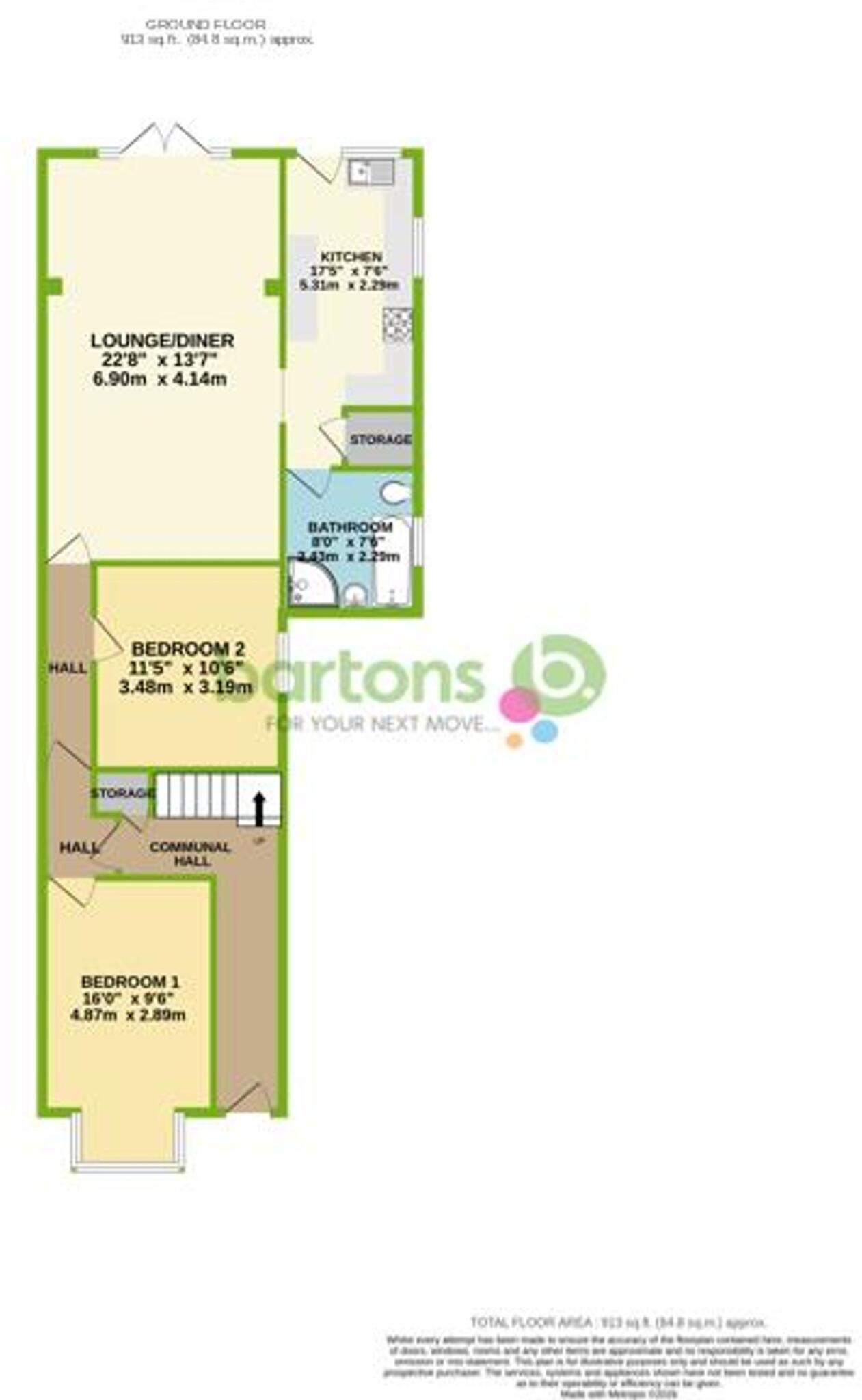 Broom Crescent, Rotherham, S60 floorplan
