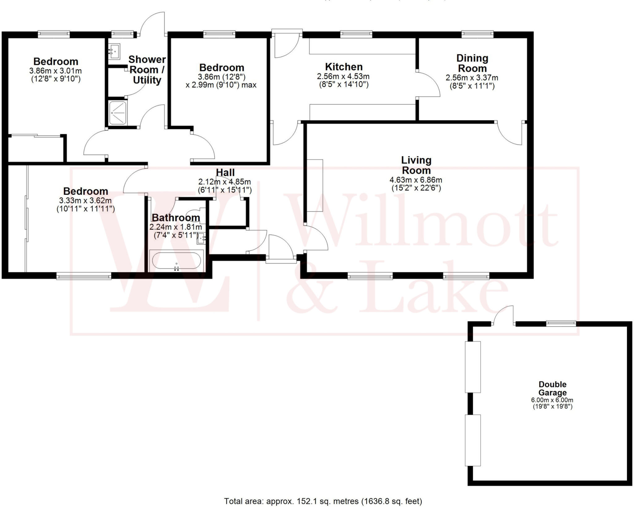 Hill Green, Clatterbury Lane, Clavering, Essex floorplan