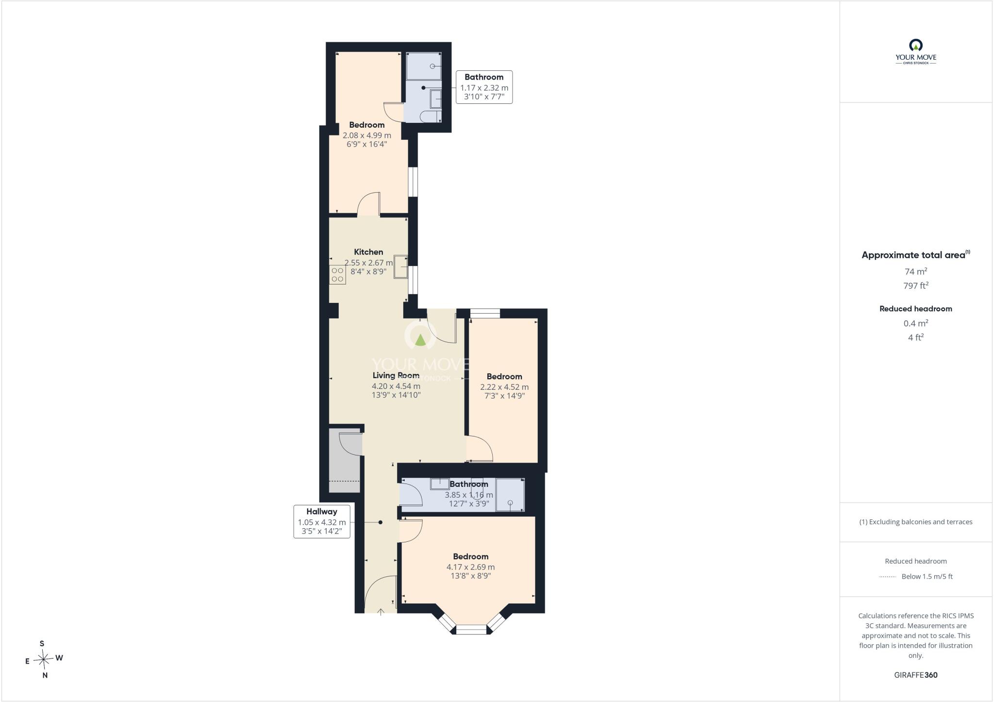 Lavender Gardens, Newcastle upon Tyne, Tyne and Wear, NE2 floorplan
