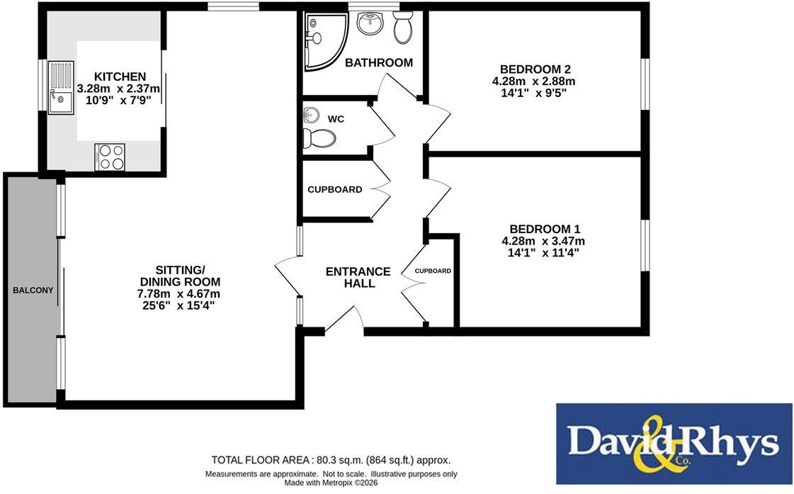 Cliff Road, BUDLEIGH SALTERTON, EX9 floorplan