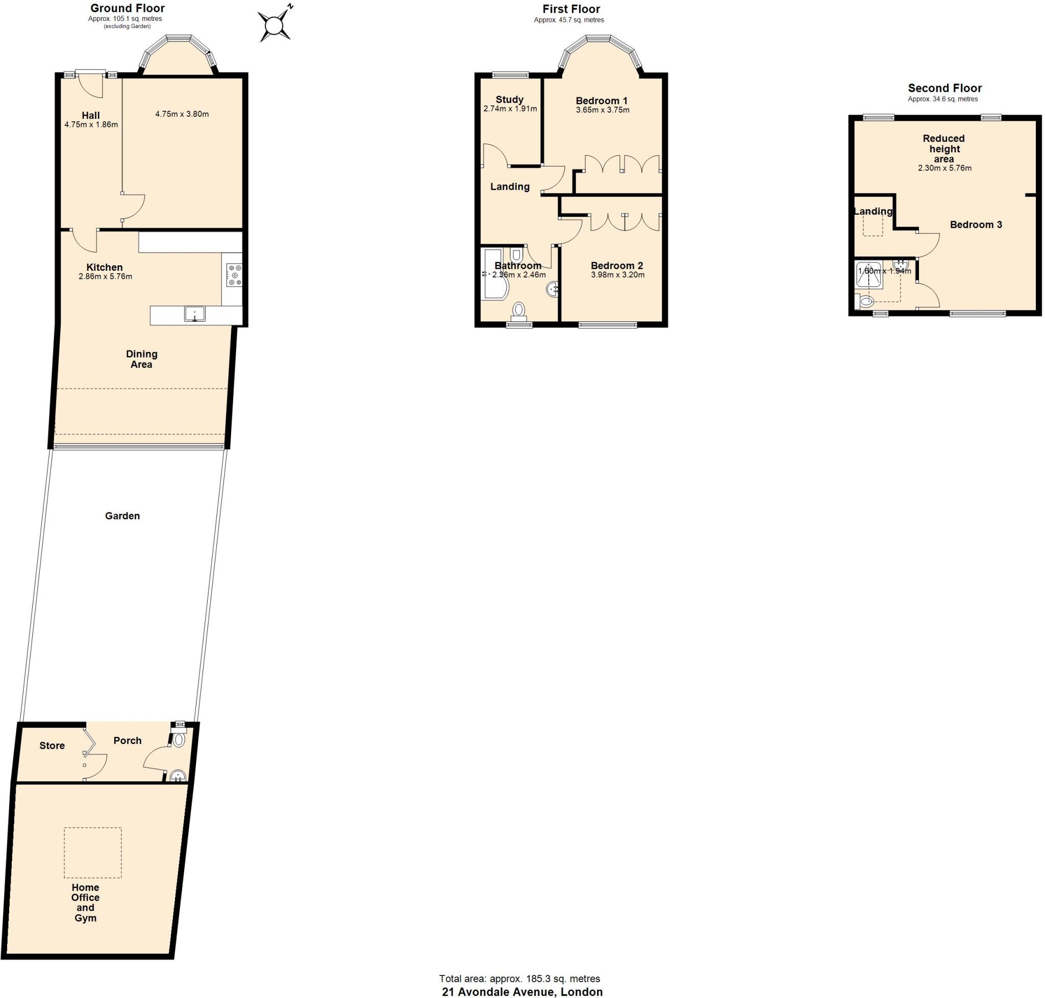 Avondale Avenue, London floorplan