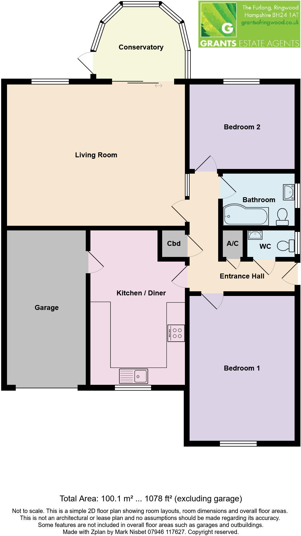 Kestrel Court, Ringwood, Hampshire, BH24 floorplan