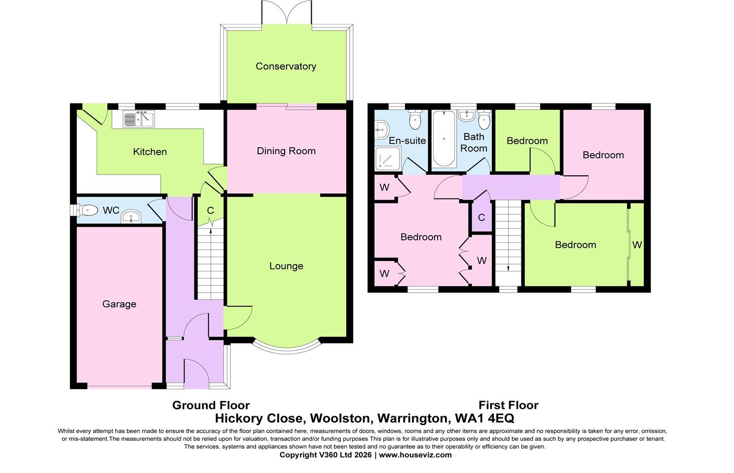 Hickory Close, Woolston, Warrington, WA1 4EQ floorplan
