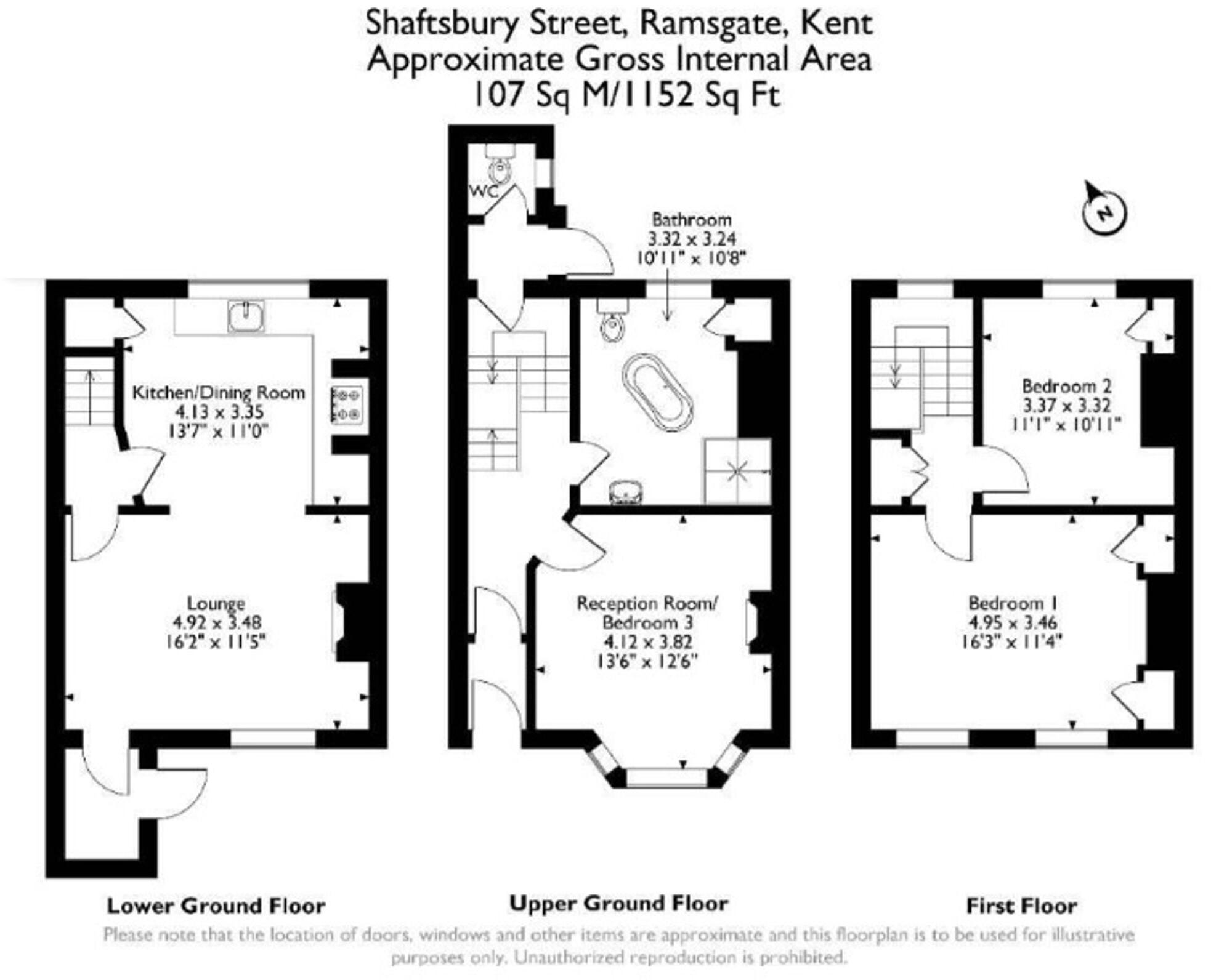 Shaftsbury Street, Ramsgate, CT11 floorplan