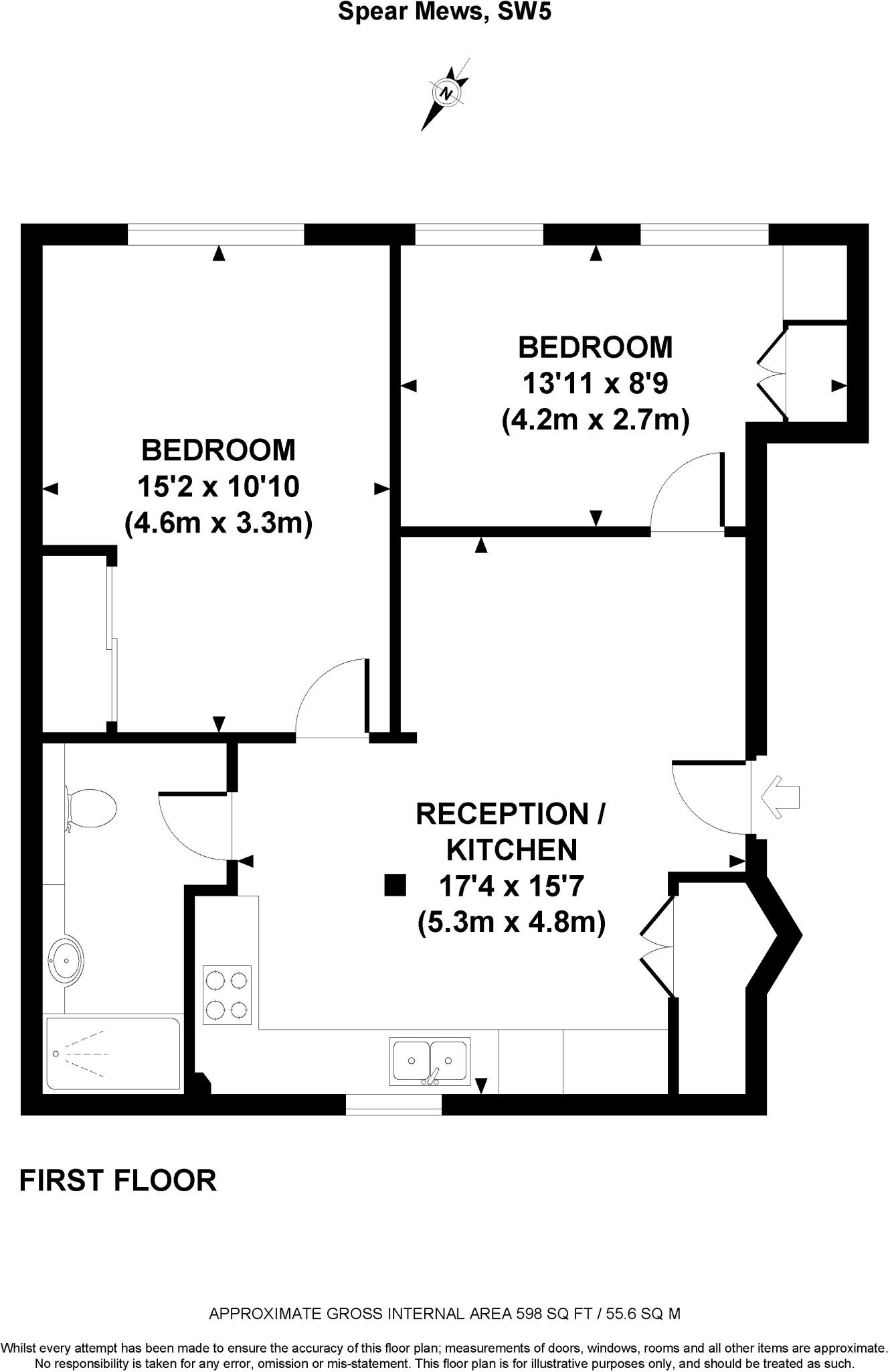 Spear Mews, Earl's Court, London, SW5 floorplan