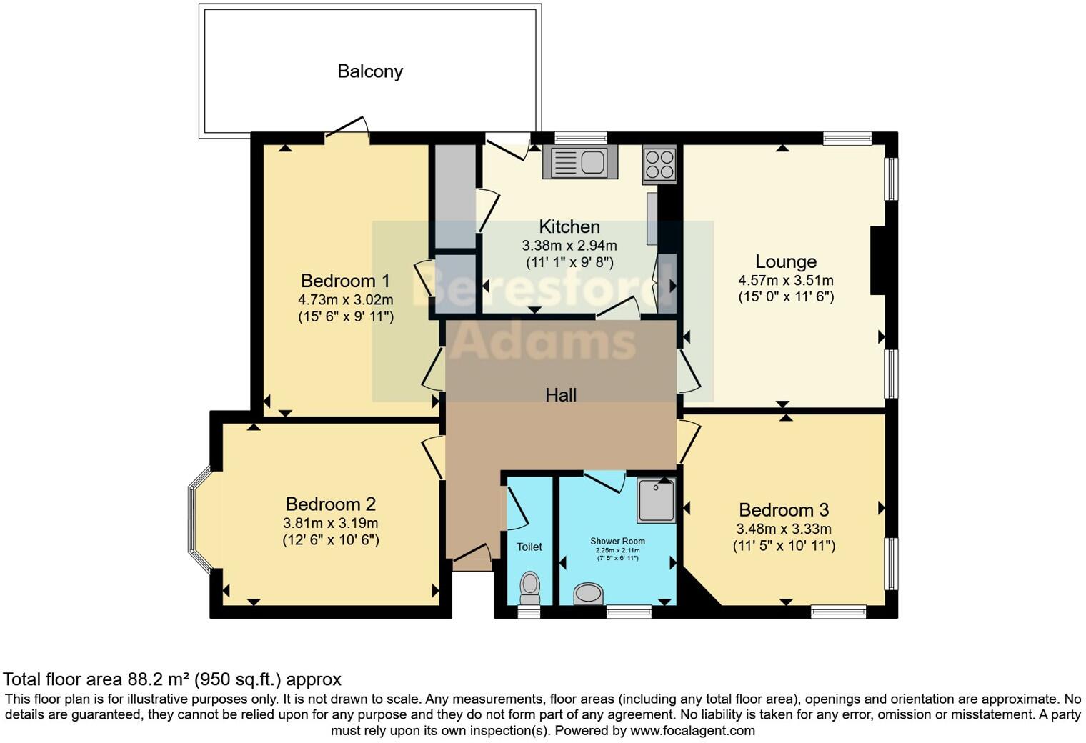 Vicarage Avenue, Llandudno, Conwy, LL30 floorplan