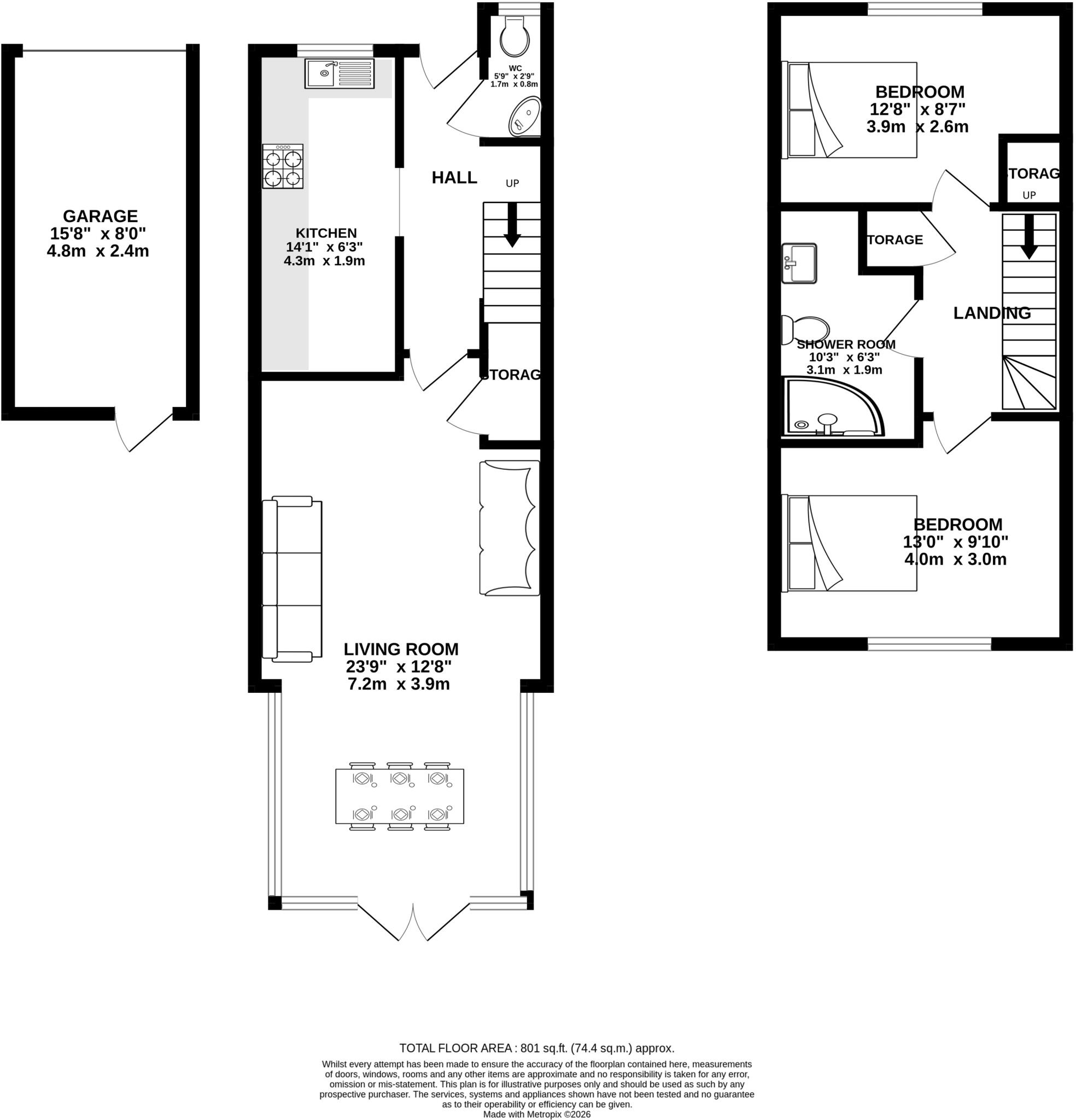 Warelands, Burgess Hill, RH15 floorplan
