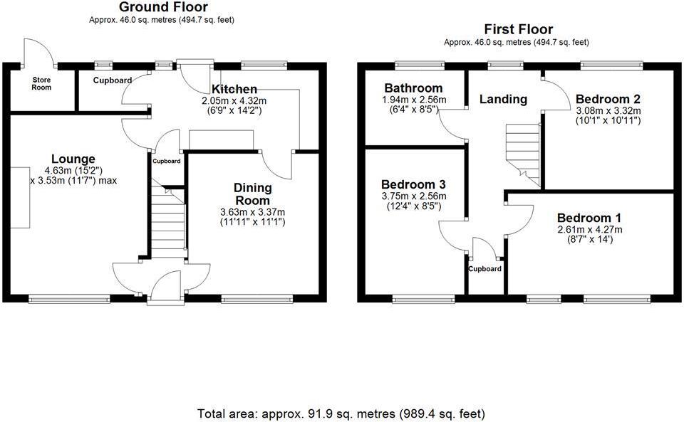 Nursery Lane, Leeds floorplan