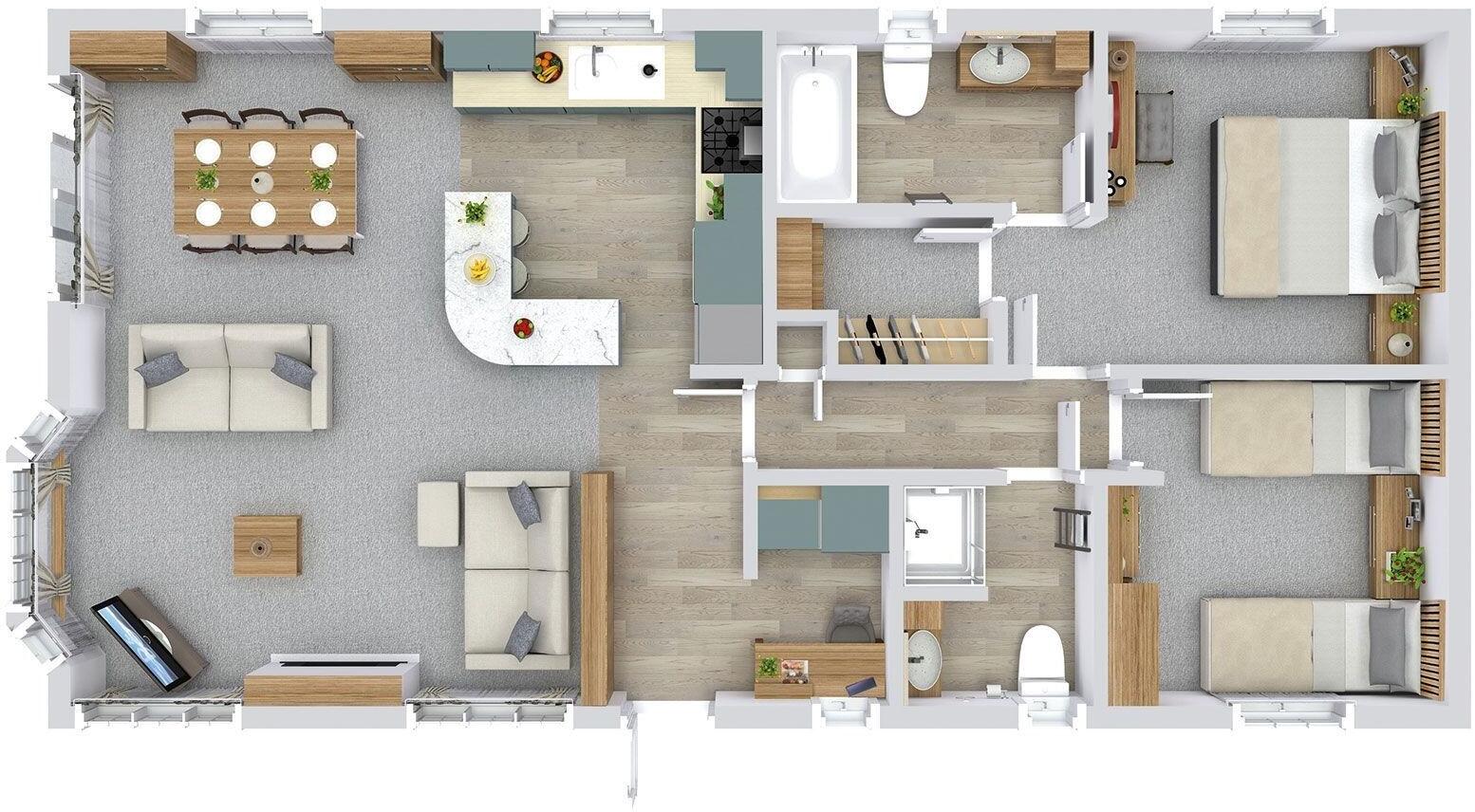 Pisces Country Park, Bedford Bank, Welney floorplan