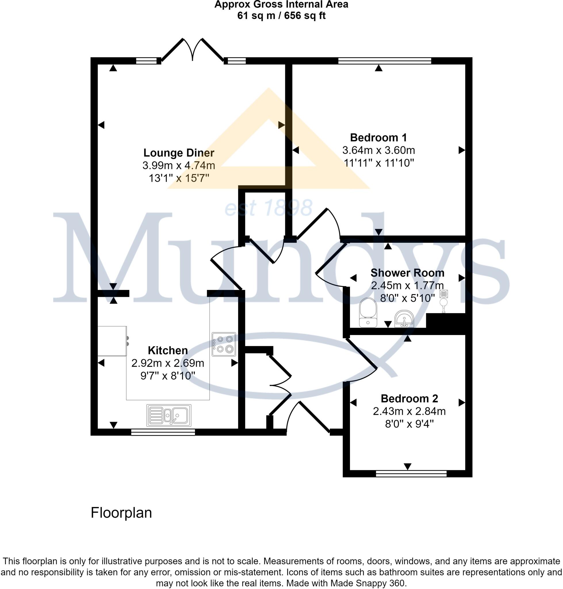 Hutchings Way, Welton floorplan