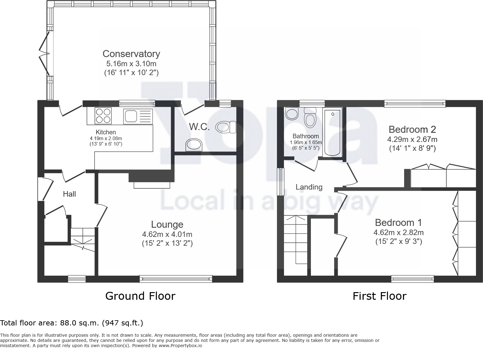 Highbush Road, Hitchin, SG5 floorplan