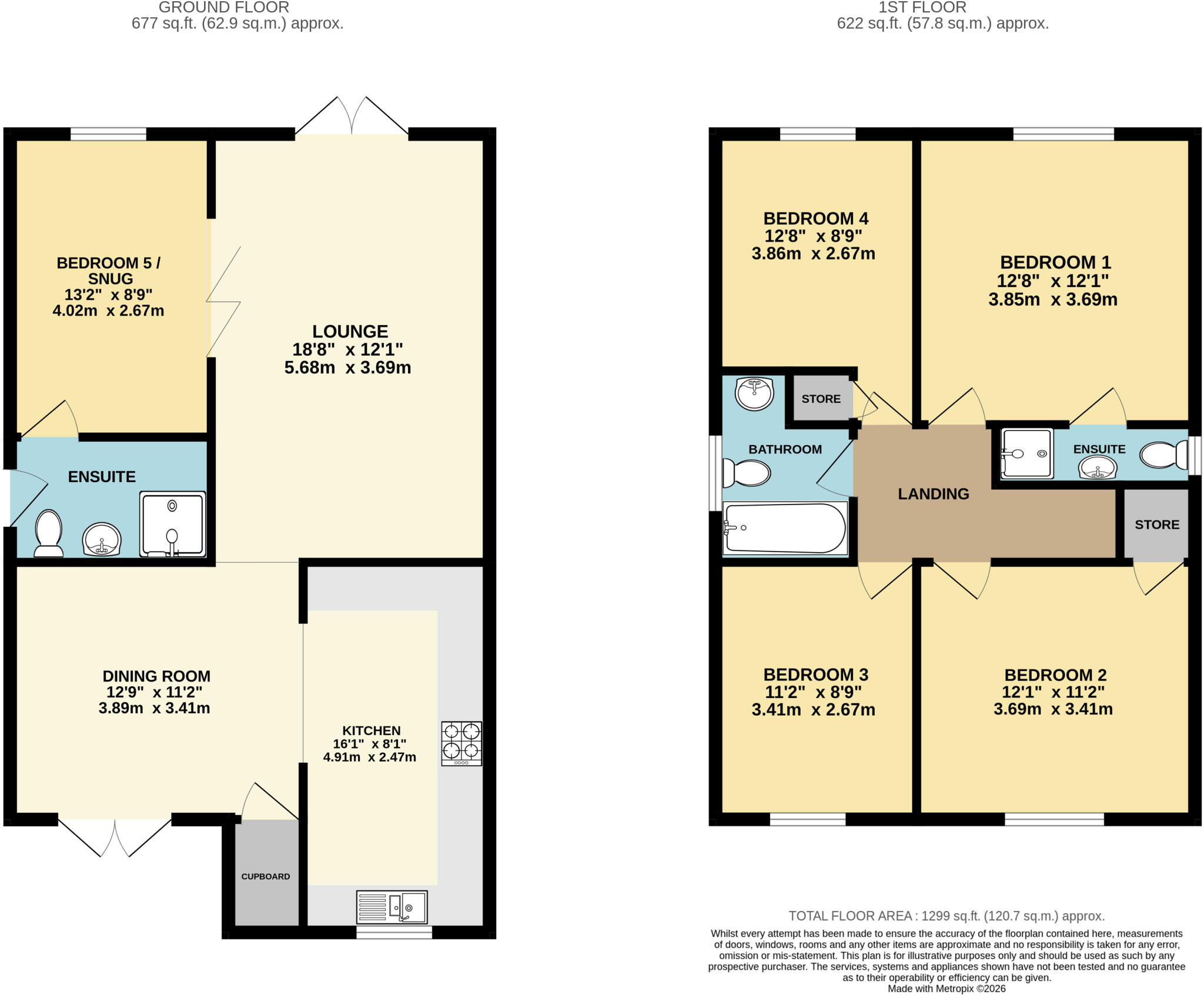 6, Oxmans Lane, Northam, Bideford, Devon, EX39 floorplan