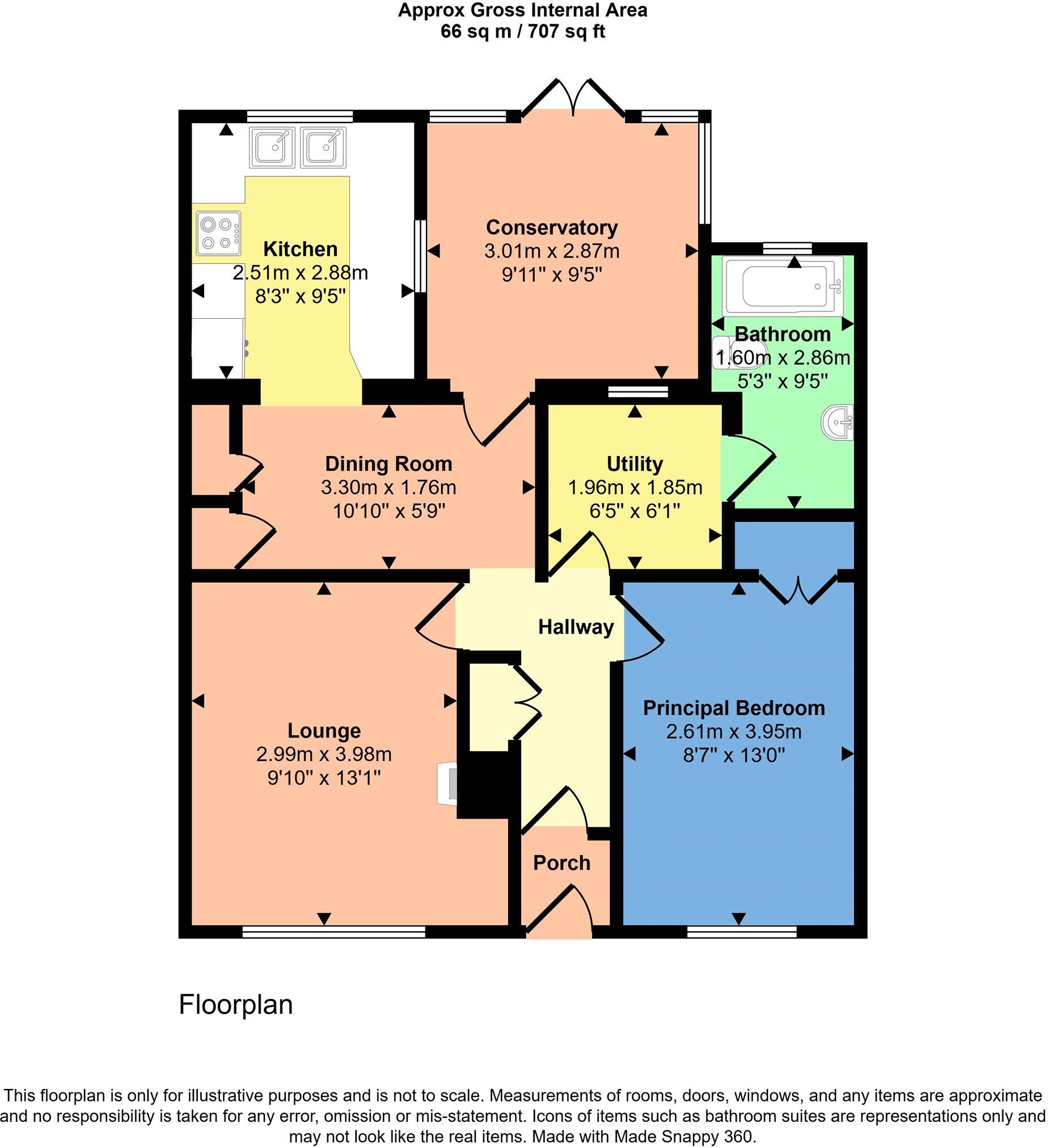 Bodinnick Road, St. Tudy, Bodmin, Cornwall, PL30 floorplan