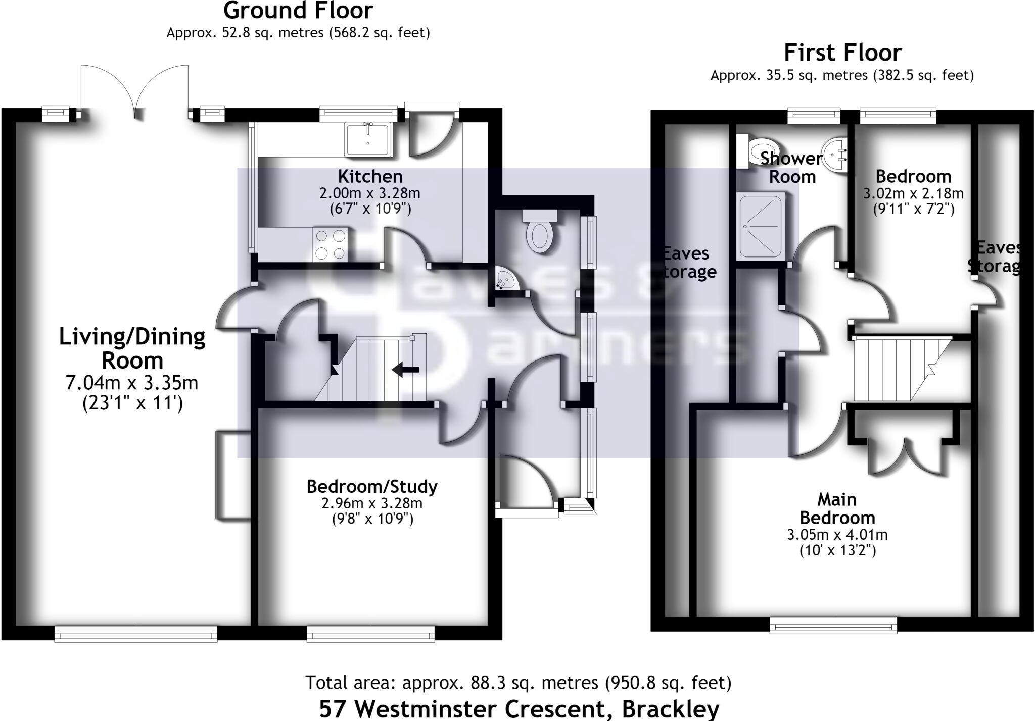 Westminster Crescent, Brackley floorplan
