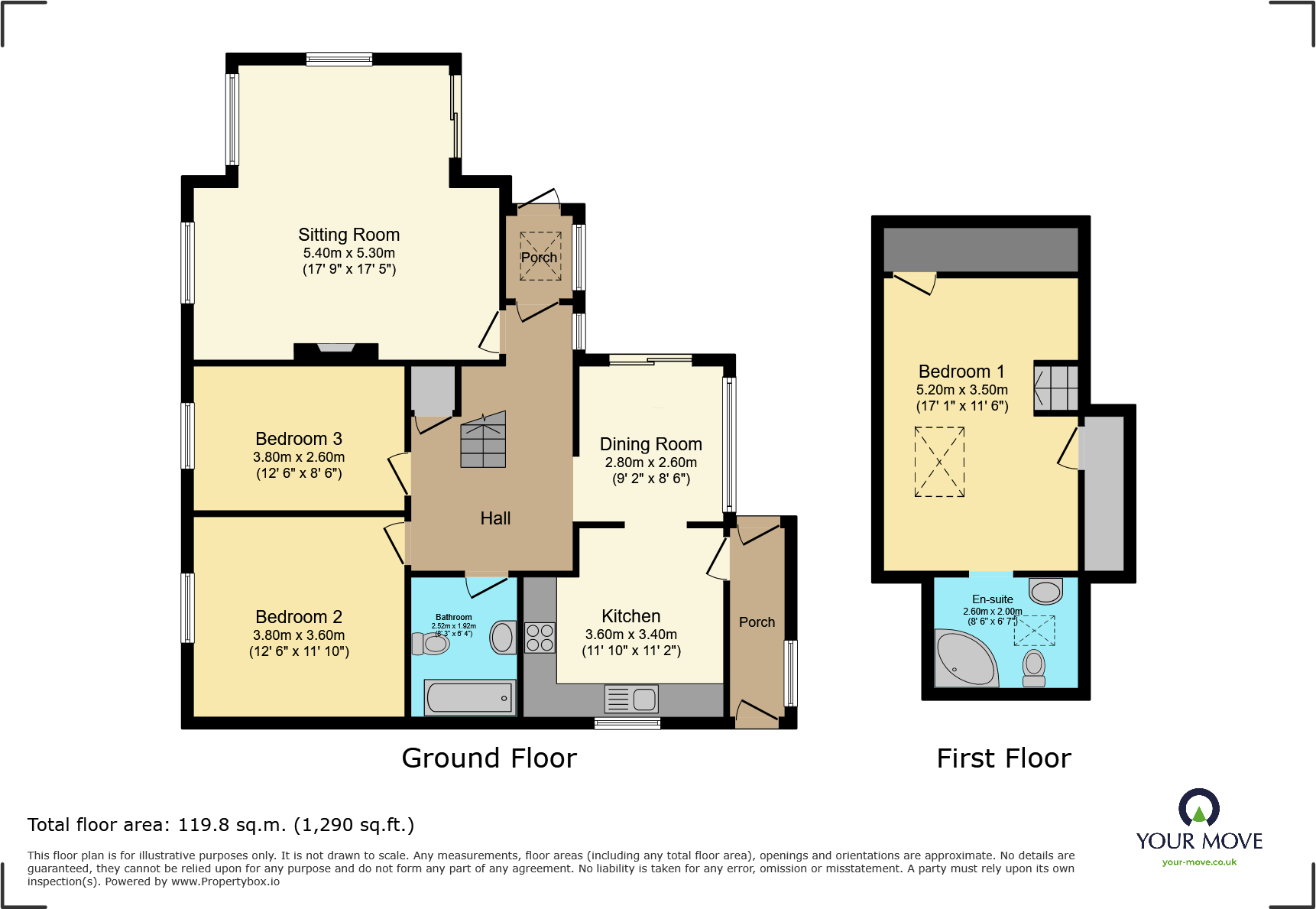 Leaze Road, Kingsteignton, TQ12 floorplan
