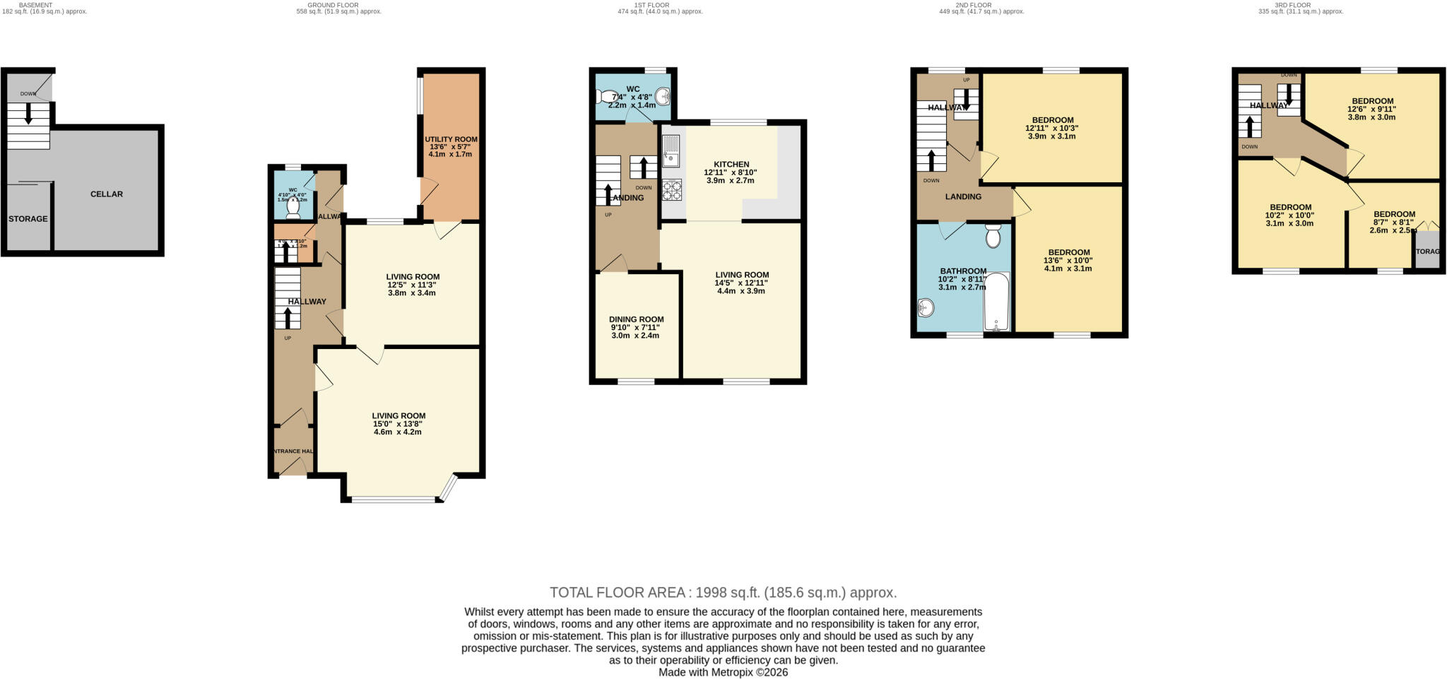 Northfield Road, Ilfracombe, EX34 floorplan