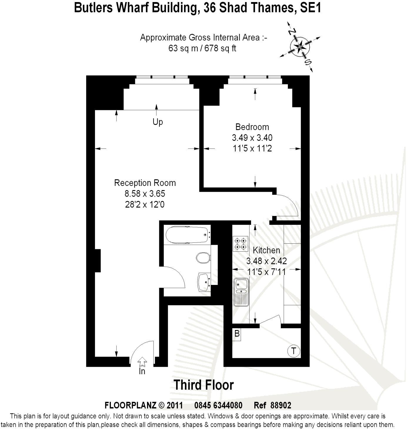 Butlers Wharf Building, 36 Shad Thames, London floorplan