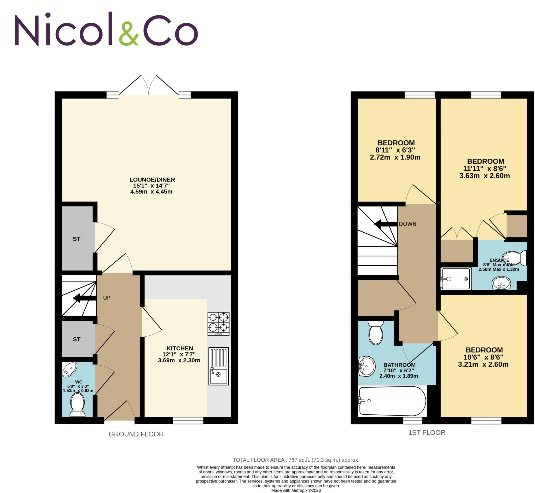 Popert Drive, Worcester, Worcestershire, WR5 floorplan