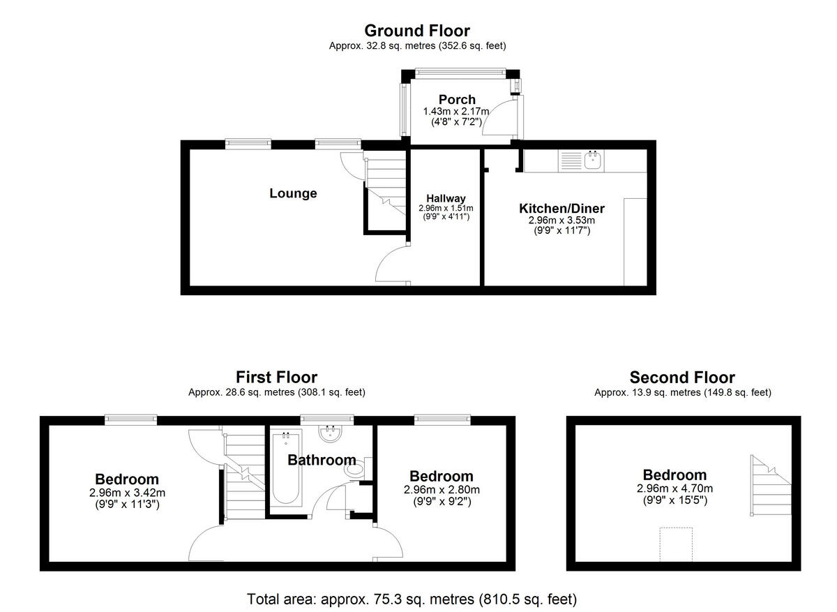 Tetbury Lane, Gloucestershire, GL6 floorplan