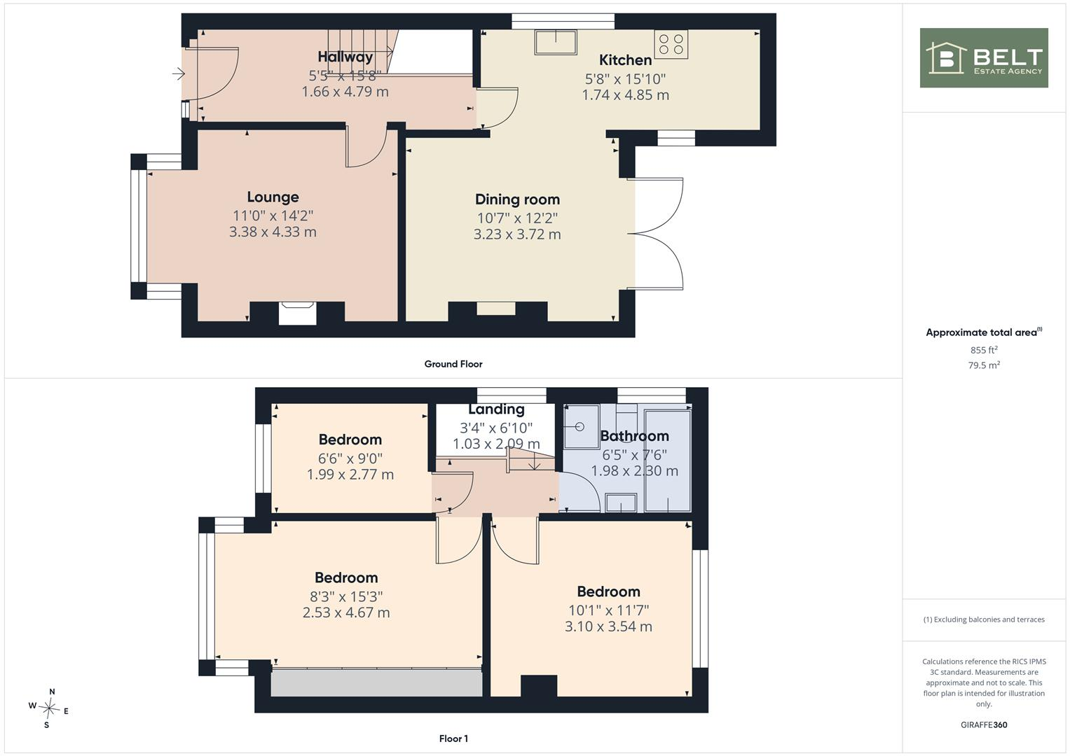 St. Oswald Road, Bridlington floorplan