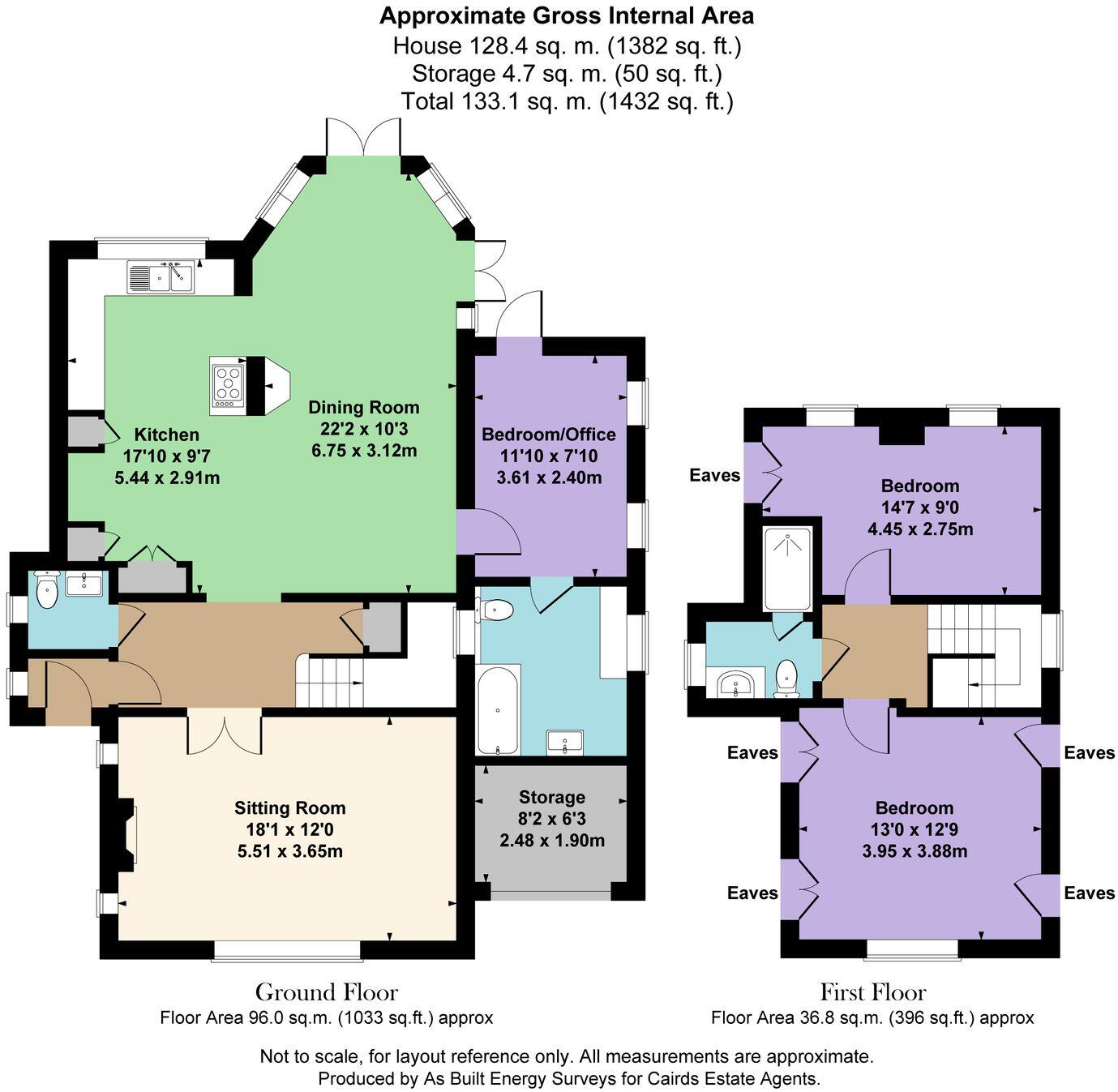 Greville Park Road, Ashtead, KT21 floorplan