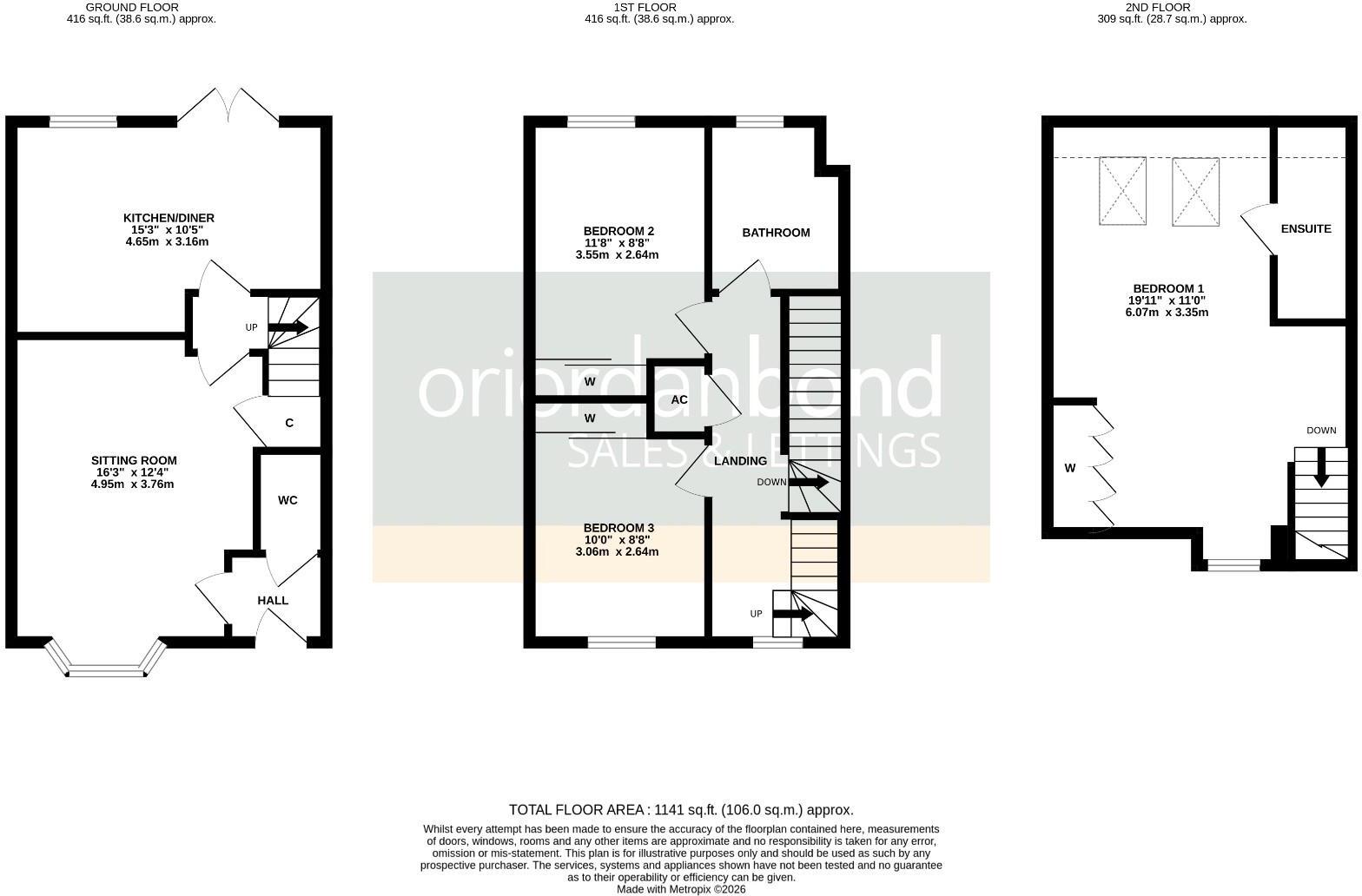 Ouiston Way, Overstone, Northamptonshire NN6 floorplan