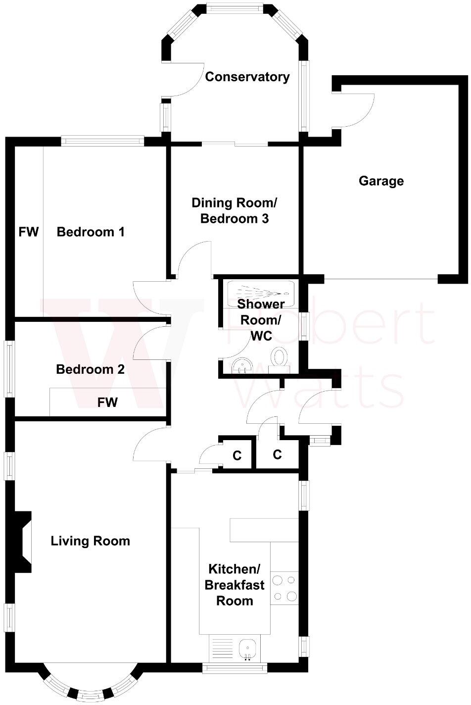 Brown Hill Drive, Birkenshaw, Bradford, West Yorkshire, BD11 floorplan