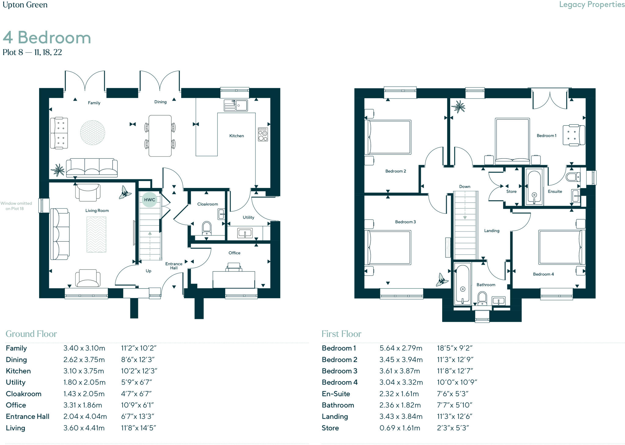 18, Upton Green, Lynstone, Bude floorplan