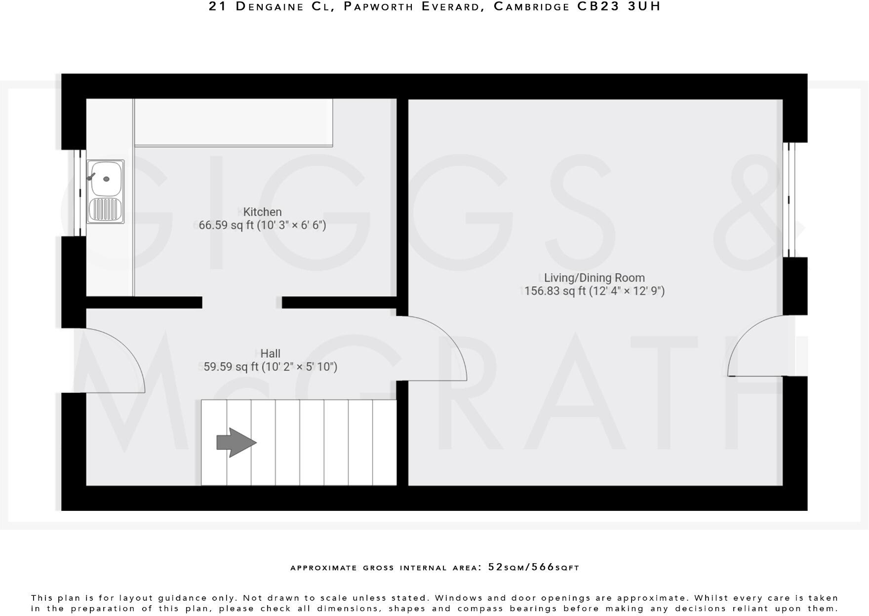 Dengaine Close, Papworth Everard, Cambridge floorplan