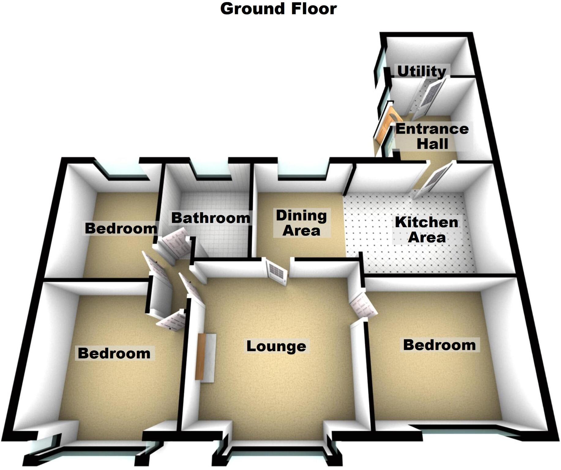 Rose Lane, Pinchbeck, PE11 floorplan