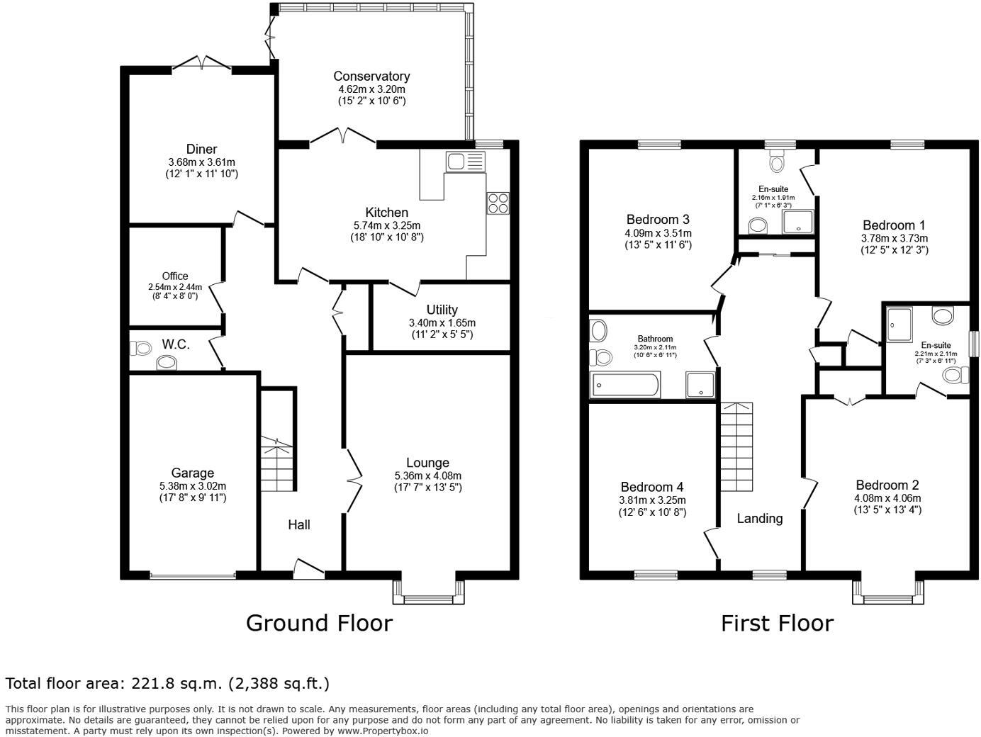 Herbert Road, Hextable, Swanley, Kent, BR8 floorplan