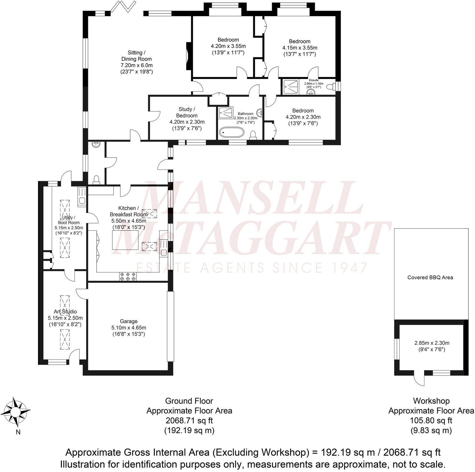 Partridge Green, RH13 8ET floorplan