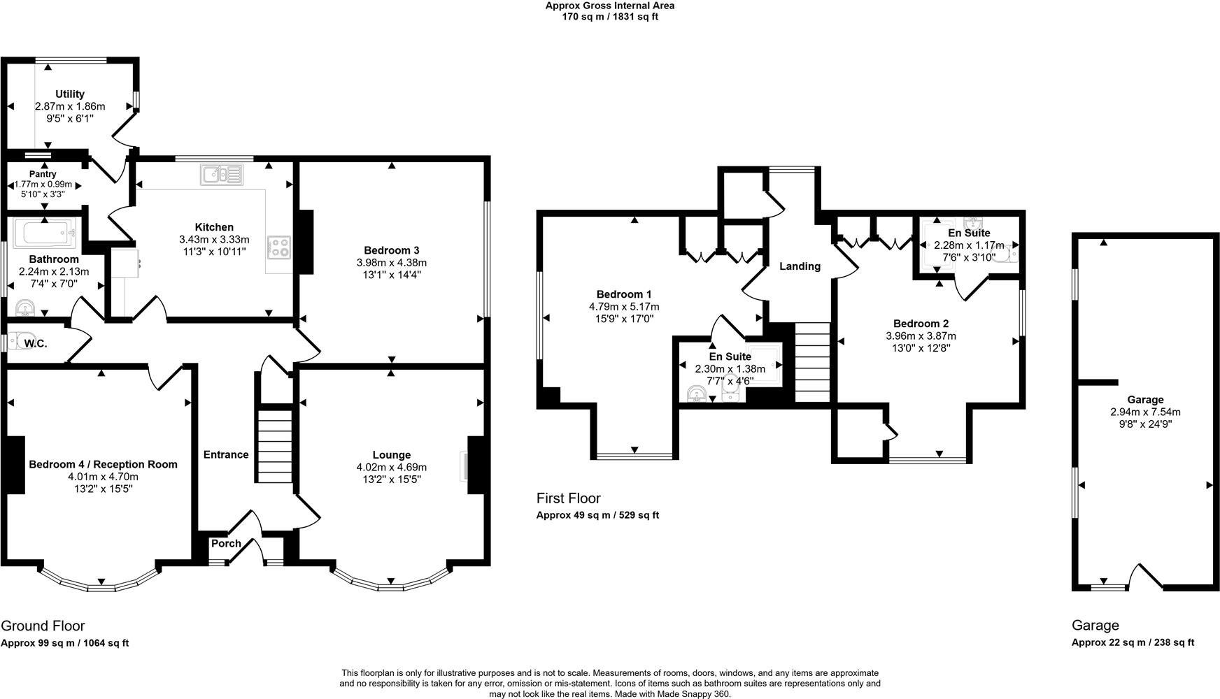 Broadmoor, Kilgetty floorplan